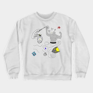 Mosaic monster Crewneck Sweatshirt